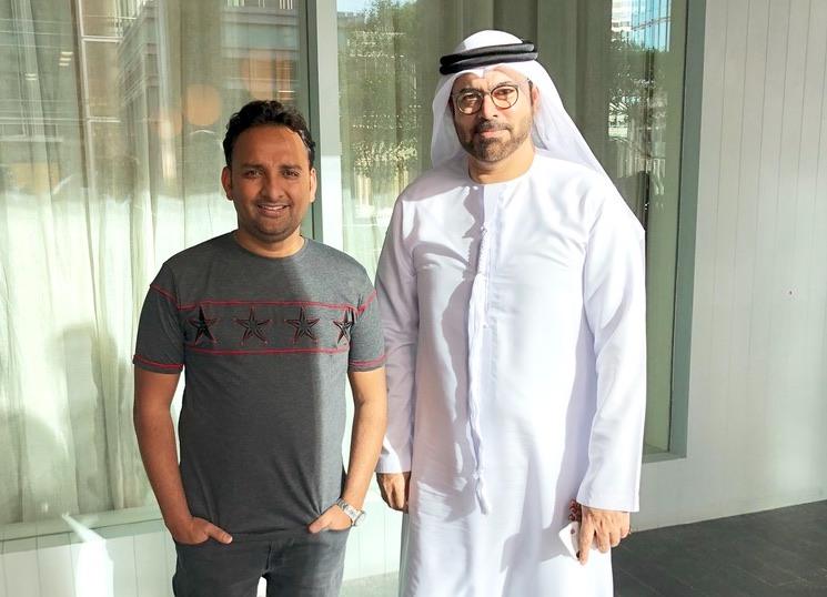 sajidbarkat with Mohammad Al Gergawi